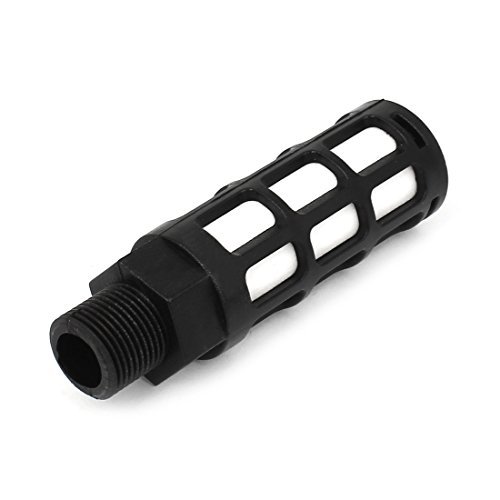 16mm 3/8BSP Male Thread Silencer Muffler Noise Absorb Deadener