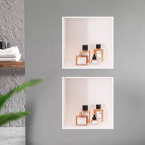 Étagère de douche encastrée en acier inoxydable 304 noir sans carrelage pour savon - 2