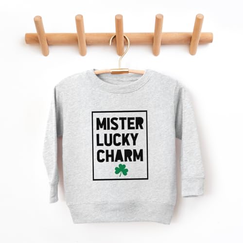 Bump and Beyond Designs St. Patrick's Day Shirt for Toddlers, Mister Lucky Charm Sweatshirt2