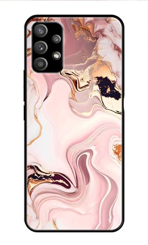 Image of Metal TPU Printed Back Cover for Samsung Galaxy A32 5G (Marble Design -J1) 360 Degree Protection | Camera Protection -25092024(AR)