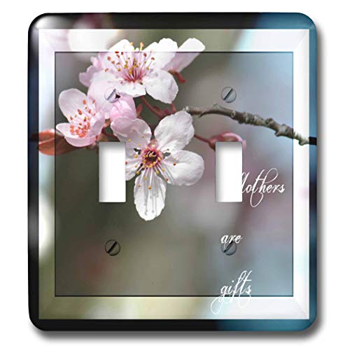 Interruptor de palanca con flores de cerezo resistente a arañazos 3dRose lsp_47263_2 2