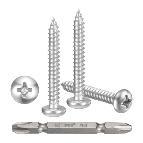 METALLIXITY Vis tête pan Phillips #12x1-1/2 25 pcs