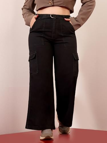 Image of Miss Chase A+ Women's Bootcut High Rise Regular-Length Stretchable Denim Shaping Jeans