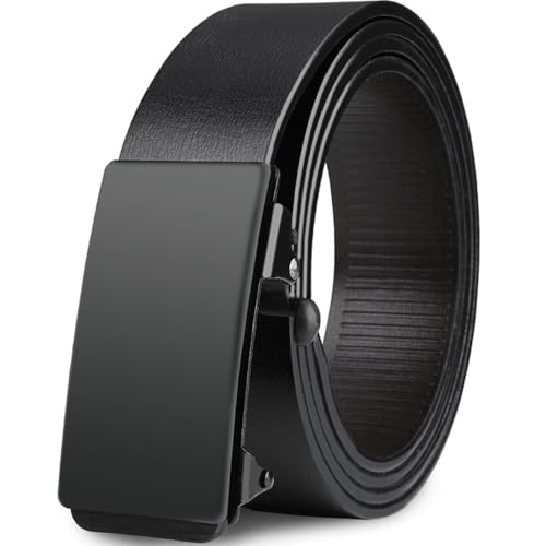 Ceinture cuir homme automatique sans dents en cuir de vache 120 cm