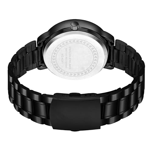Image of Branded Men's Sport Quartz Watch Arrow Wheel Dial 360 Rotating Casual Fashion Stainless Steel Alloy Mens & Boy's Luxury Metal Gift Creative Watch