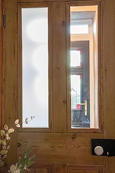 DUOFIRE Window Film Privacy Window Film Frosted Glass Film