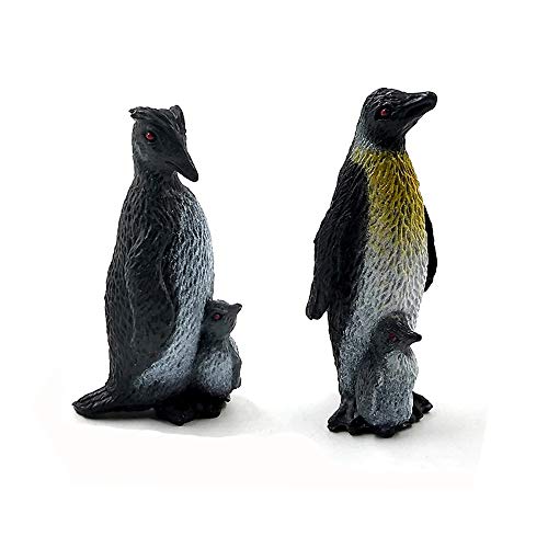 ORZIZRO 16Pcs Plastic Penguin Figurines, Cute Ocean Animal Penguin Figure Model Toys for Kids Children – Realistic & Detailed