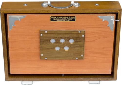 Concert Shruti Box - Teak Wood - Natural Color - 13 Drone (PDI-AGB)