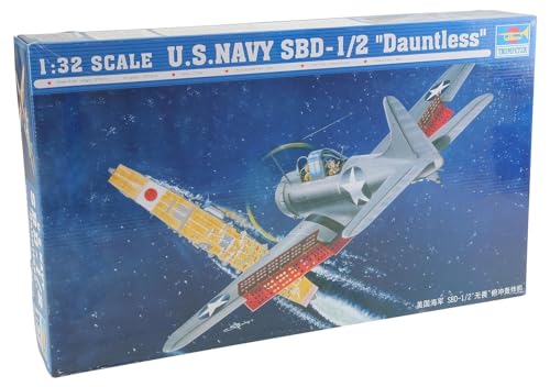 Trumpeter SBD-1/2 Dauntless Model Kit miniatura 1