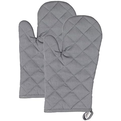 ZOLLNER 2er Set Ofenhandschuhe Baumwolle Cover