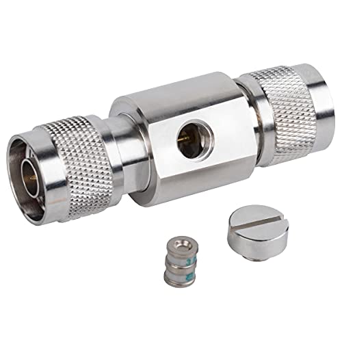 Lightning Arrestor N Type Male To Male Frequency 0-6 Ghz 50 Ohm, 90V Gas Discharge Tube,Lightning Protection Arrestor,Wifi Antenna Coaxial Cable Rf Converter #TOP1