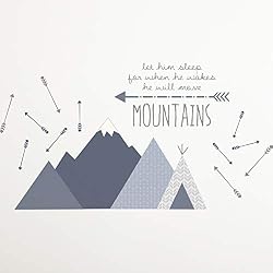 wall decal for mountain nursery