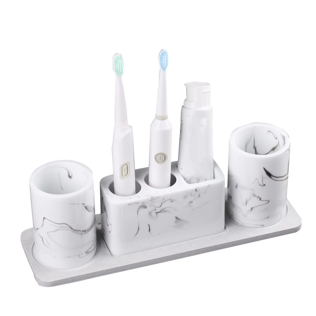 Brosse à dents électriques : ensemble de lavage chic pour salle de bain