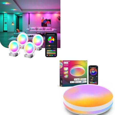 Linkind Matter Smart Recessed Lighting 6 Inch Bundle with Ceiling Light — $157.98 (21% off)