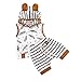 Produktbild Battnot Baby Jungen Mädchen Bekleidungssets 2 Stücke Sets Hoodie Tops+Shorts Kurzehosen 2er Neugeborenes Sommer Feder Druck Gestreifte Outfits mit Kapuze, 0-24 Monate Kleinkinder Boys Girls Kleidung