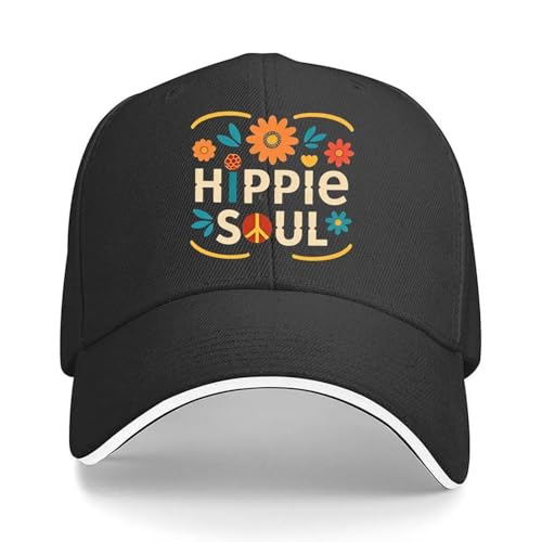 Casquette féminine à imprimé Hippie Soul idéale pour vos festivals et sorties d'été