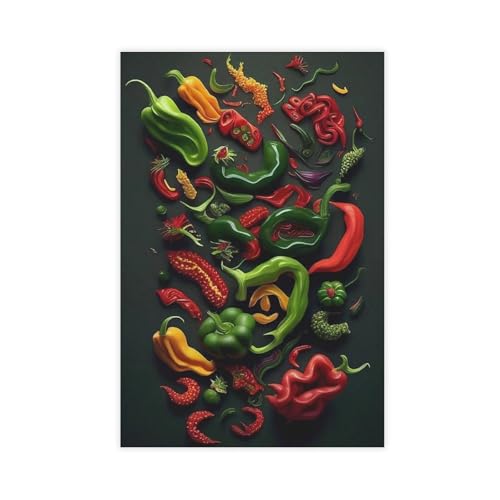 Poster surréaliste sur toile 61x91cm pour décoration murale