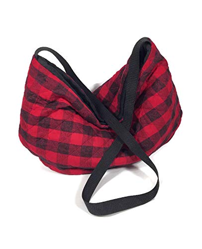 buffalo check crossbody purse