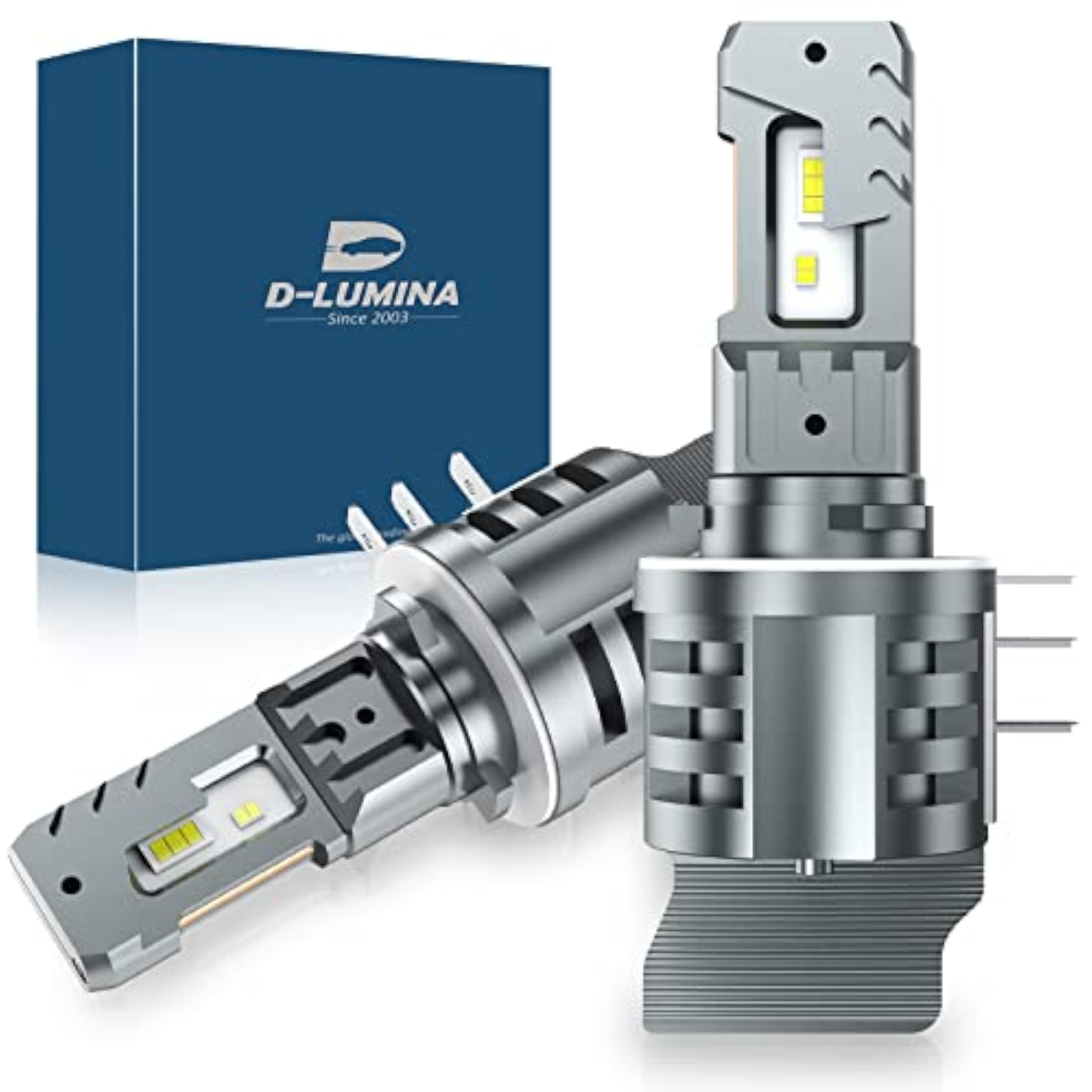 D-Lumina H15 Bombilla LED para faros delanteros Canbus sin errores 40 W + 10 W (luz diurna) 12000 lm Auto Car Lamp Lights Conversion Bombilla 6500 K - 2 años de garantía (2 piezas)