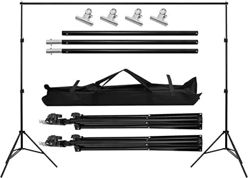 Muslin Photo Backdrops, Portable Backdrop Stand 2.7x3.4M Adjustable Background Support System - View #4