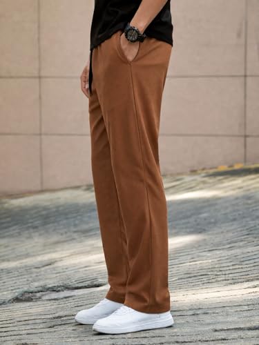 Image of Mack Jonney Men Waffle Knit Cotton Track Pants|Regular Fit |Soft Breathable Lounge Wear|Casual Wear WF-31