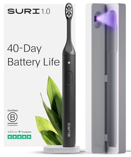 SURI 1.0 Sonic Electric Toothbrush with UV Cleaning Travel Case |...