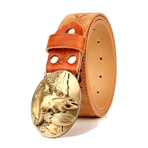 Ceinture Western en cuir gravé, le cadeau de style cowboy idéal pour homme et femme