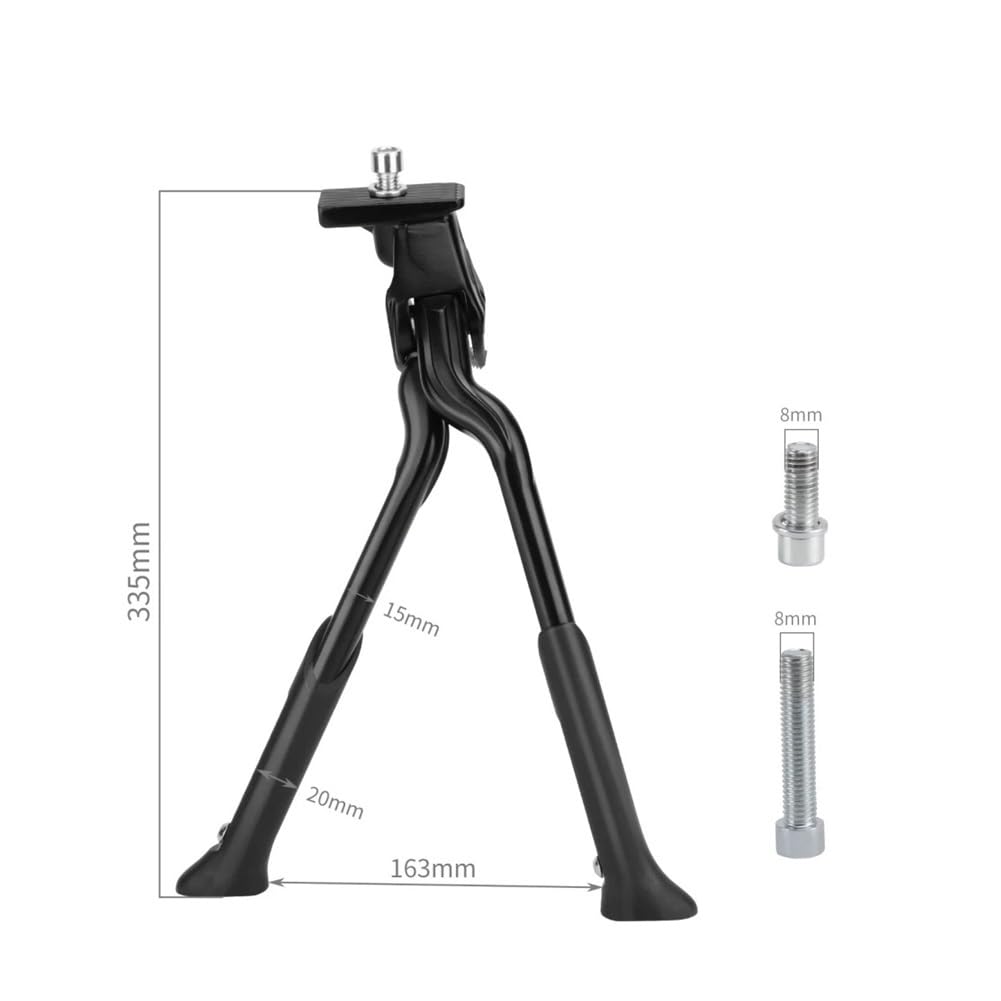 Caballete Central Accesorios Pata De Cabra Doble Plegable/montaña/Carretera Soporte Estacionamiento para Bicicleta Reposapiés Engrosados ​​Universal
