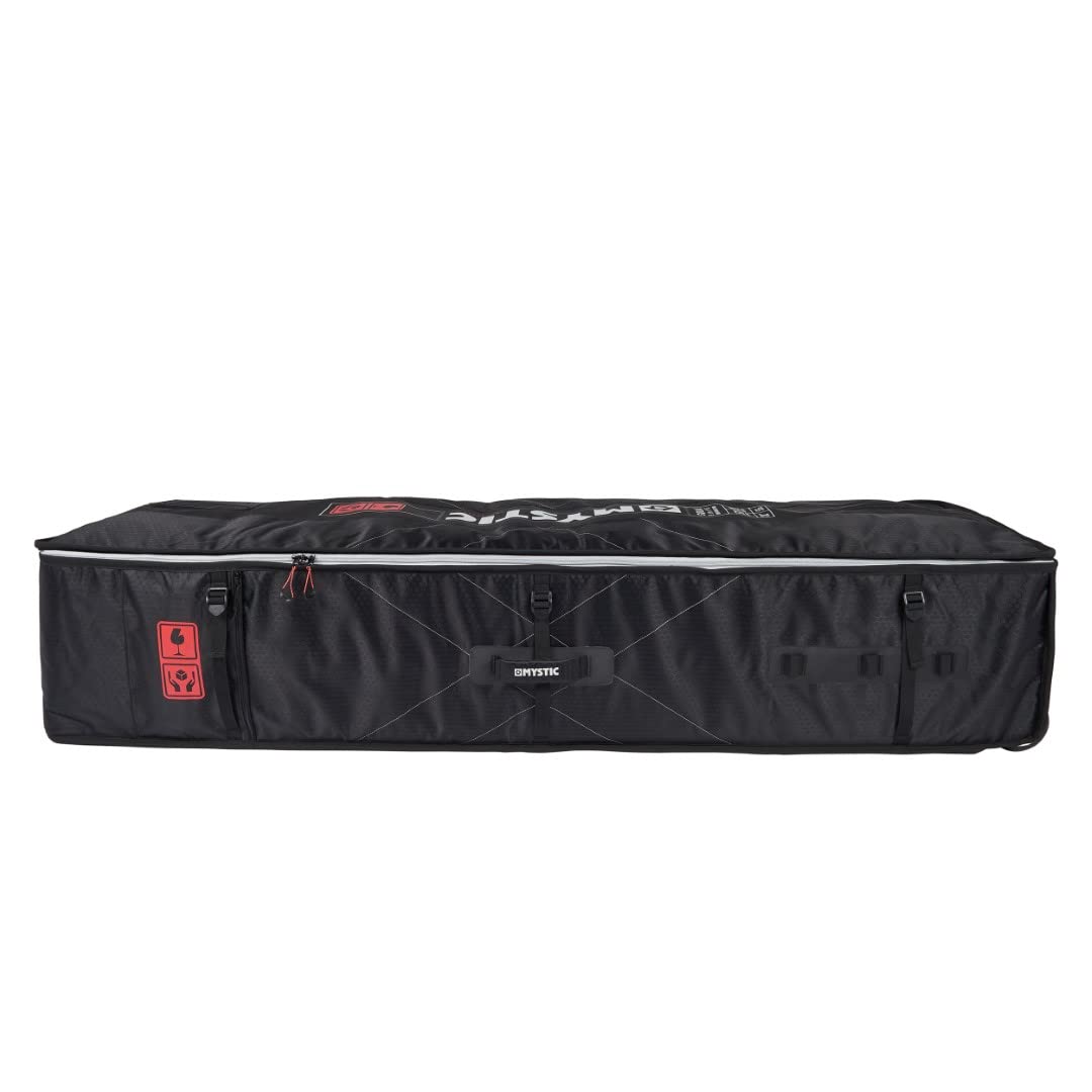 Mystic Watersports - Surf Kitesurf & Windsurfing Gearbox Square Board Bag 1.75M Nero - HXcomb Shell - Cerniera Resistente