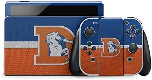 Skinit Decal Gaming Skin Compatible with Nintendo Switch OLED (2021) - Officially Licensed NFL Denver Broncos Design