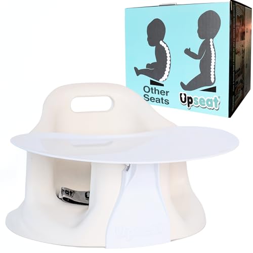 Upseat Baby Floor Seat Booster Chair for Sitting Up with Removable Tray for Meals and Playtime,...