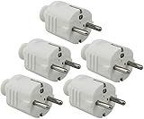 schutzkontaktstecker englisch montierbar mit Schraubanschluss