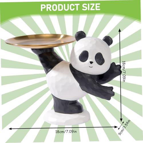 Evita perder objetos con la bandeja para llaves de panda estable 7