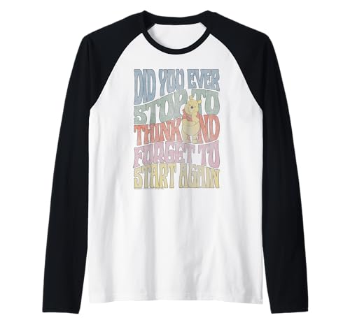 Winnie l'Ourson Raglan T-Shirt Nostalgie Disney pour Cultiver la Joie