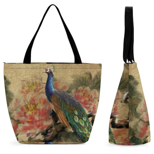Sac à main Paon Vintage résout le manque de place des femmes actives en voyage