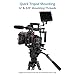 Filmcity Power DSLR Camera Cage for DSLR DSLM Cameras Only. Adjustable Handles & 15mm Rod Adapter. Tripod Compatible. Comes with Quick-Release Plate (FC-CTH)