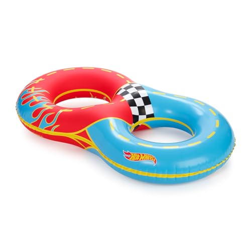 Hot Wheels & FUNBOY Racetrack Double Tube Float for Kids - 2 Person 60'' Large Size by FUNBOY - Image 2