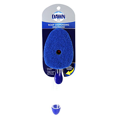 Dawn No-Drip Fillable Dishwand Non-Scratch, Clear