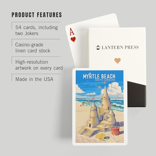 Baraja de Poker Myrtle Beach 52 Cartas Tamaño Poker miniatura 3