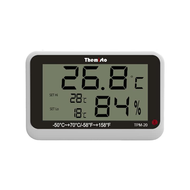 Themisto TPM20 Fridge Thermometer with Beep Alarm (B09TRHP9HF) Amazon Price History, Amazon Price Tracker
