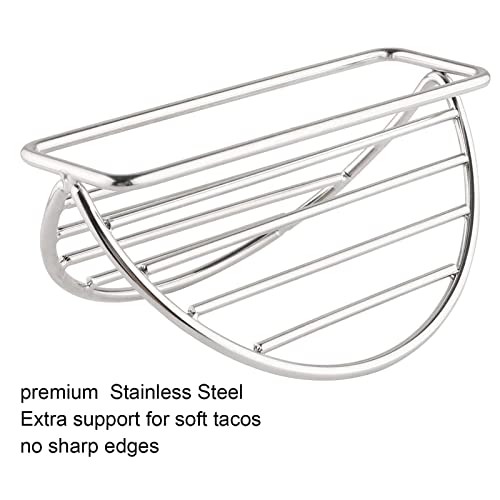 Ioensy 4X Taco Holder Stand Burritos Bakeware Taco Rack for Barbecue