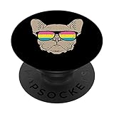 dog sunglasses pansexual pride puppy lover lgbt-q ally popsockets popgrip: impugnatura per telefoni cellulari e tablet intercambiabile