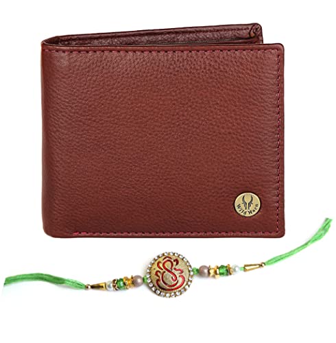 Image of WildHorn Genuine Leather Wallet for Men | Slim Bifold Wallet with RFID Blocking | Multiple Card Slots & Coin Pocket | Premium Leather Mens Wallet