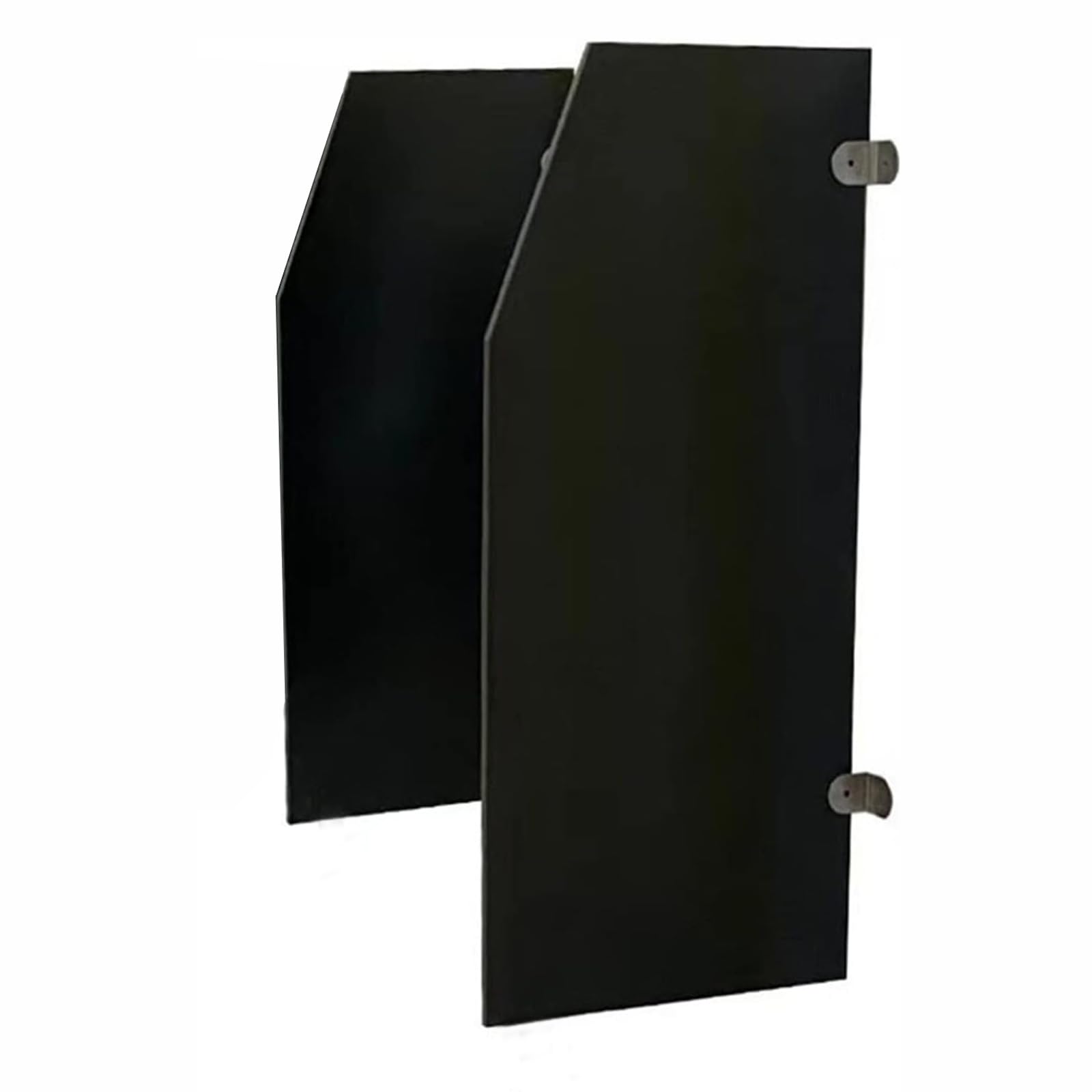 GTHTUHFD Wall-Mounted Urinal Partition - Privacy Screen Baffle Toilet Divider With Mounting Fittings For Public Restrooms,2Pcs