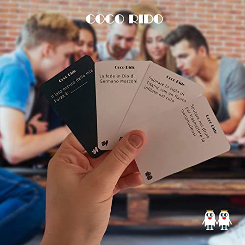 Asmodee: Coco Rido, Divertente Gioco da Tavolo per Adulti, Black Humor, 3-10 Giocatori, 18+ Anni, Edizione in Italiano