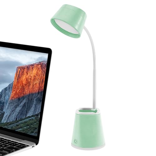 Mimoqk Lampe de table LED – 4 niveaux flexibles LED réglables avec contrôle tactile, lampes de bureau – pour étude, travail, dortoir, puzzle, artisanat, piano, art, dessin, table de nuit