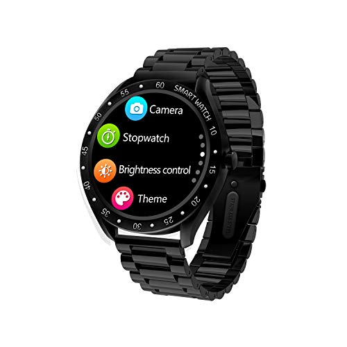 HQHOME Klassisch Fitness Armband, Smartwatch Wasserdicht IP68, Voller Touchscreen Farbbildschirm Aktivitätstracker Pulsuhren Pulsmesser Schrittzähler Uhr Smart Watch Fitness Uhr