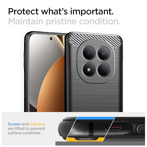 Image of Amazon Brand - Solimo Back Cover Case for Redmi Note 15 Pro 5G | Compatible for Redmi Note 15 Pro 5G Back Cover | 360 Degree Protection | Soft and Flexible (TPU | Matte Black)