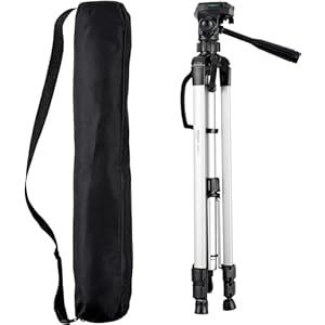 Amazon Basics 60 inch Lightweight Tripod with Bag, Black