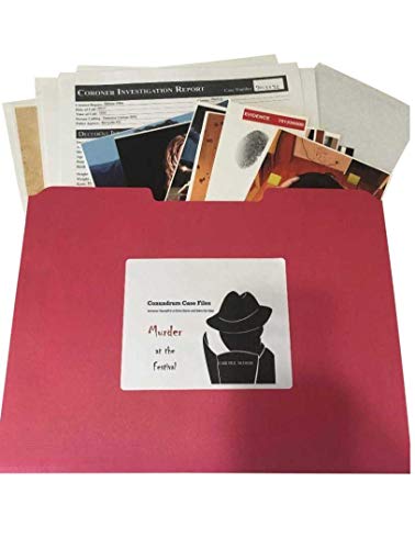 Conundrum Case Files: Murder Mystery Detective Game | Murder at The Festival | 1-4 Players